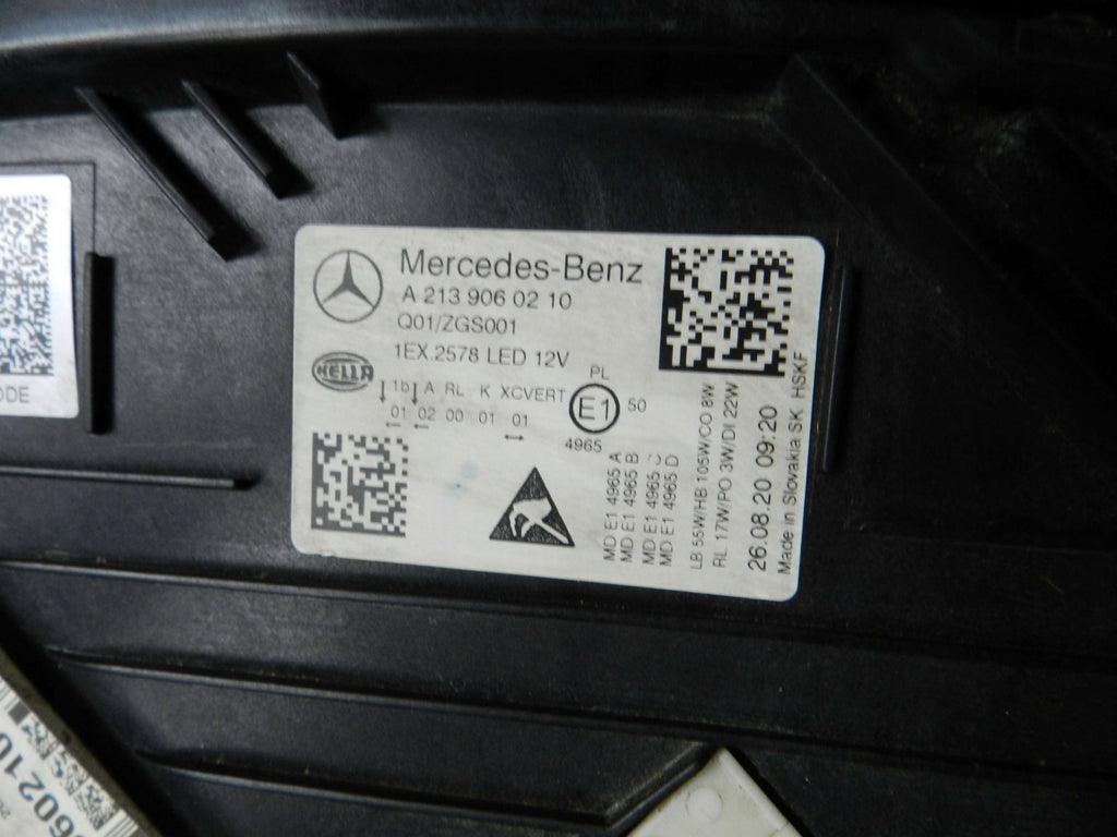 Frontscheinwerfer Mercedes-Benz W213 A2139060210 LED Rechts Headlight SCH1743124575ai