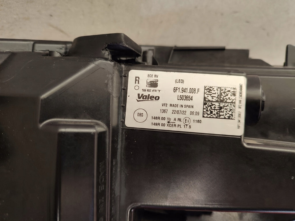 Frontscheinwerfer Seat Ibiza 6F1941008F Full LED Rechts Scheinwerfer Headlight