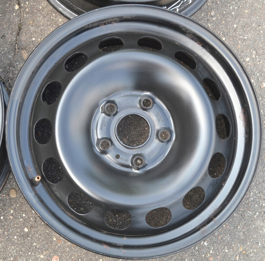 1x Alufelge 16 Zoll 6.5" 5x112 43ET Glanz Schwarz 8V0601027 Audi Rim Wheel