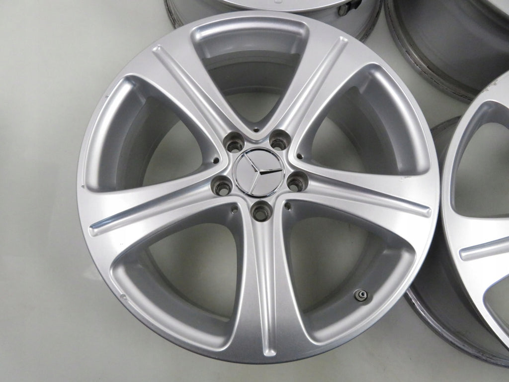 4x Alufelge 18 Zoll 8.0" 5x112 43ET Glanz Silber A2134011400 Mercedes-Benz W213 FEL4245142141yg
