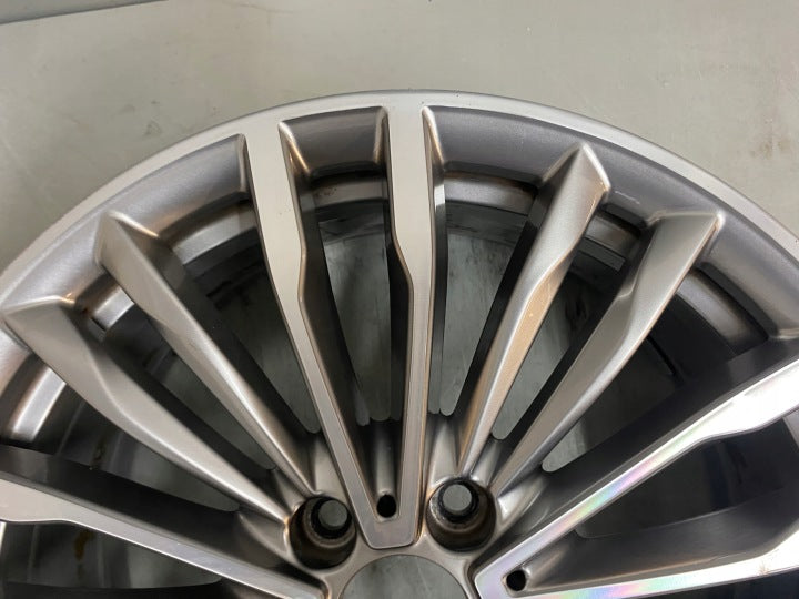1x Alufelge 19 Zoll 8.0" 5x120 36ET Glanz Grau 6877136 BMW 3 F30 F31 Mg FEL4582668986yy