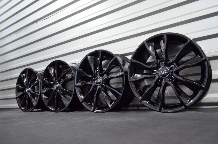 4x Alufelge 17 Zoll 7.5" 5x112 56ET Schwarz Audi A3 Golf I Rim Wheel FEL9237124380df