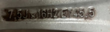 Laden Sie das Bild in den Galerie-Viewer, 1x Alufelge 16 Zoll 7.5" 5x112 45ET Glanz Silber A2124014002 Mercedes-Benz W212 FEL8491889229rg