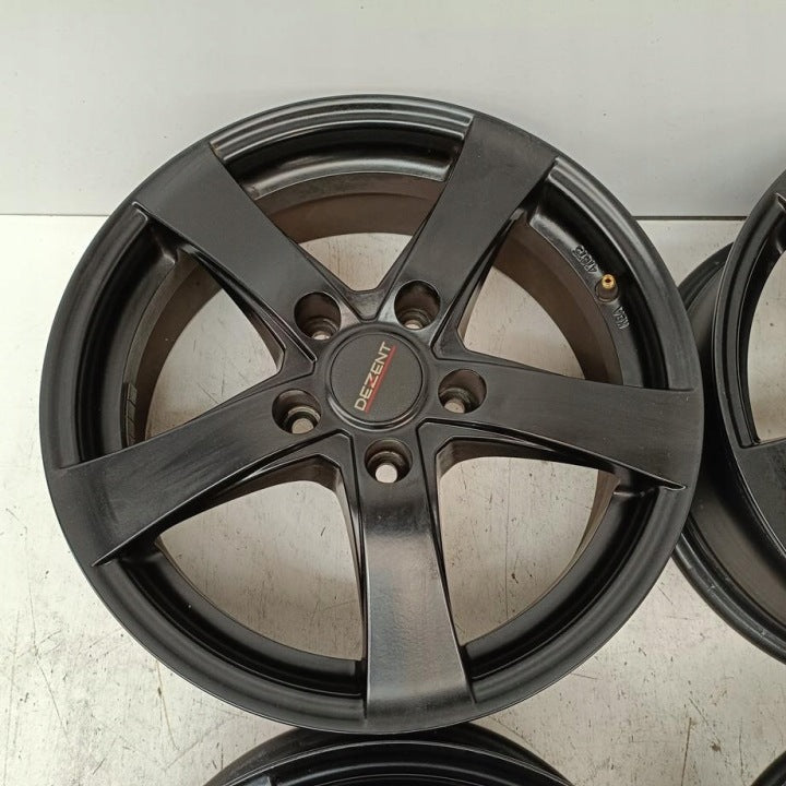 4x Alufelge 16 Zoll 6.5" 5x114.3 48ET Schwarz Hyundai I Rim Wheel FEL8981844994wr