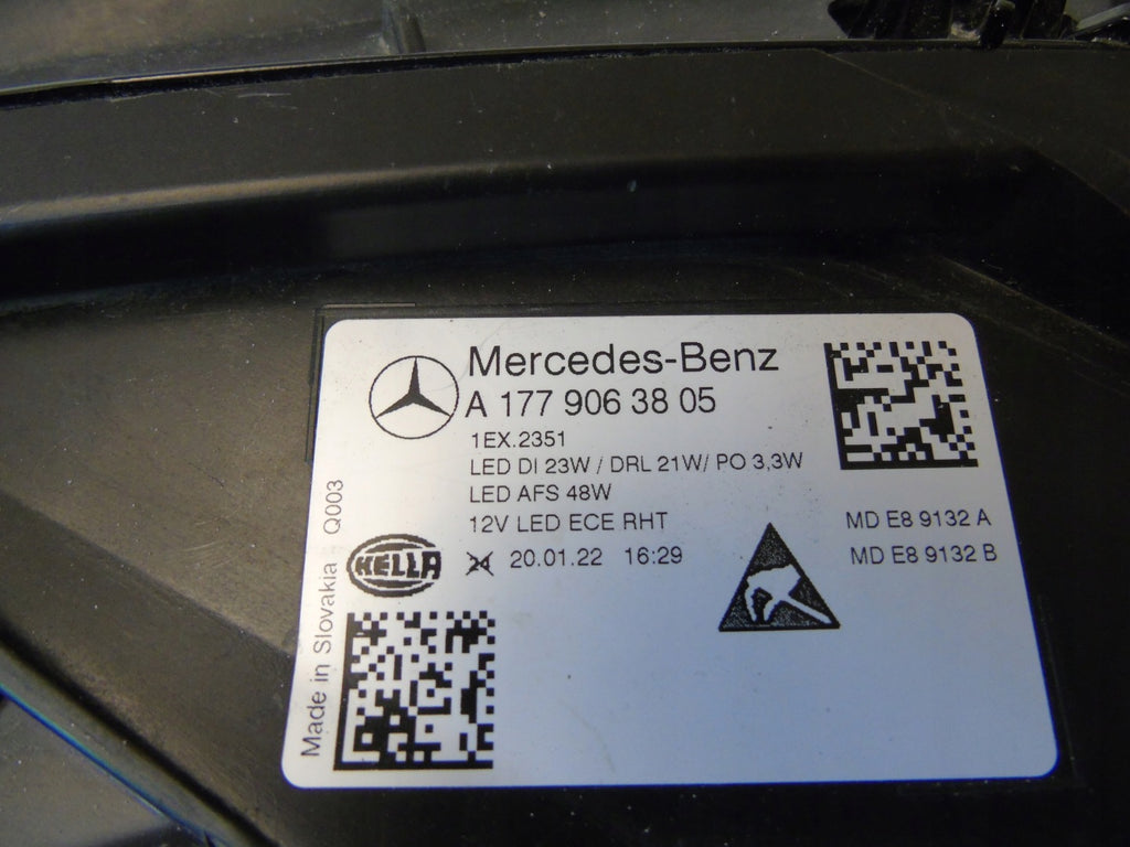 Frontscheinwerfer Mercedes-Benz A1779063805 LED Links Scheinwerfer Headlight SCH7241929636md