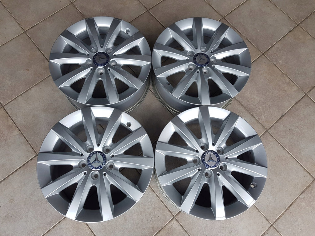 4x Alufelge 16 Zoll 6.5" 5x112 49ET A2464010202 Mercedes-Benz W245 W169 FEL7054762385wt