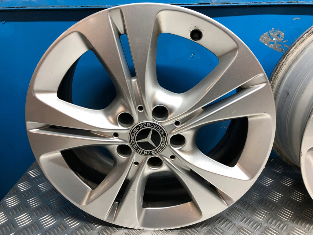 1x Alufelge 17 Zoll 7.0" 5x112 48 5ET Matt Silber A2054014300 Mercedes-Benz W205 FEL6281669308ll