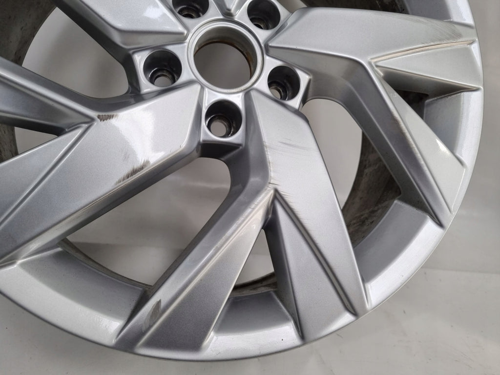 1x Alufelge 18 Zoll 7.0" 5x112 43ET Glanz Silber 5NA601025AD VW Tiguan Rim Wheel FEL2156087883go