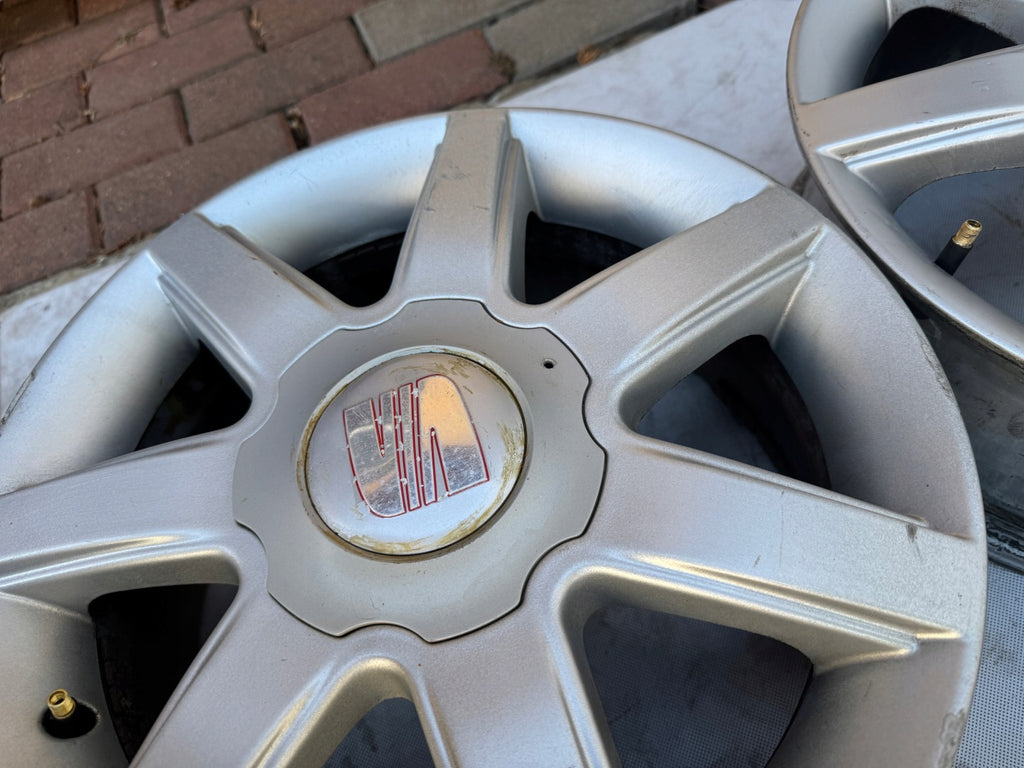 4x Alufelge 15 Zoll 6.0" 5x100 38ET Glanz Silber 1M0601025K Seat I Rim Wheel FEL5209848580jp