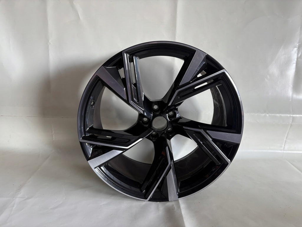 1x Alufelge 22 Zoll 10.5" 5x112 19ET Glanz Schwarz 4K0601025DK Audi D5 Rim Wheel FEL4383043070ik