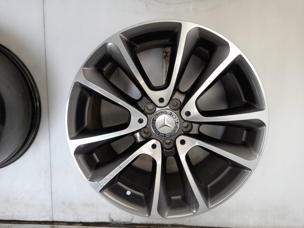 4x Alufelge 18 Zoll 9.0" 5x112 53ET Glanz Graphit A2134010400 Mercedes-Benz FEL6956598419ht