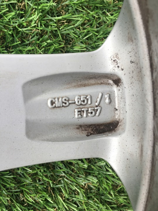 1x Alufelge 17 Zoll 8.0" 5x112 57ET Glanz Silber A2044010104 Mercedes-Benz W204 FEL6334726075ic