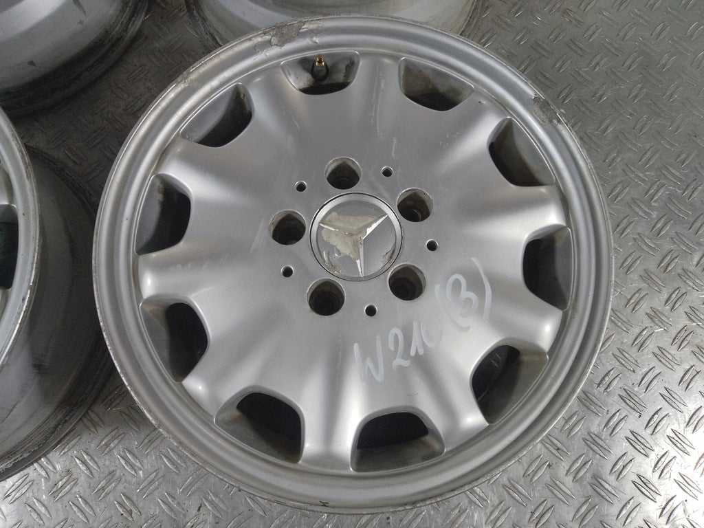 4x Alufelge 15 Zoll 7.0" 5x112 2104010102 Mercedes-Benz W210 Rim Wheel FEL3422012101bn