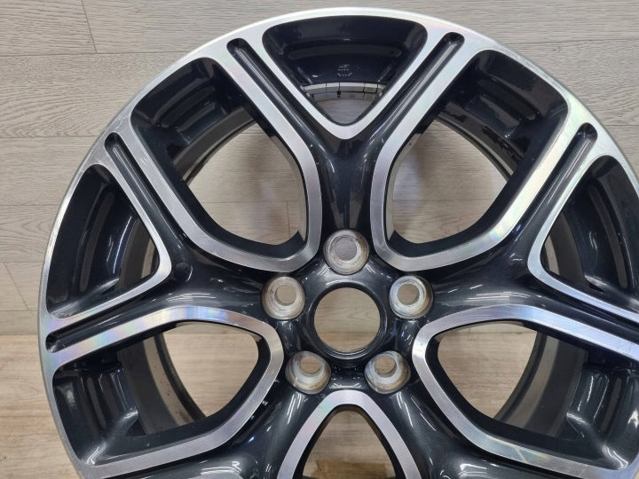 1x Alufelge 18 Zoll 7.0" 5x114.3 38ET Glanz Schwarz Mitsubishi Outlander FEL9850829435fm