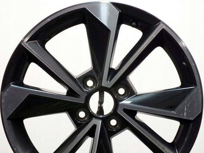 1x Alufelge 16 Zoll 6.0" 4x100 43ET Glanz Graphit 1ST601025AC Mg Citigo