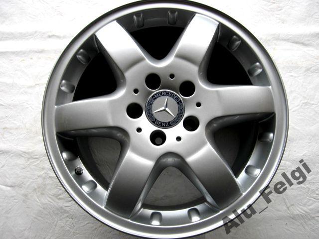 1x Alufelge 17 Zoll 8.5" 5x112 52ET Glanz Silber A1634012702 Mercedes-Benz