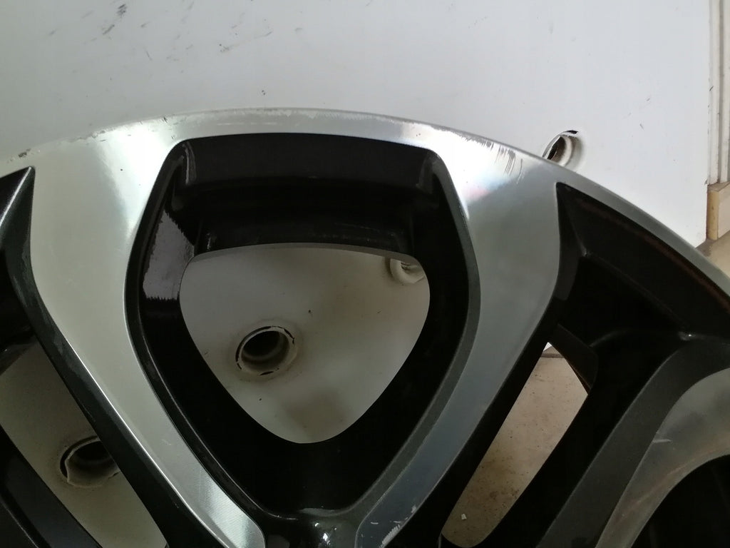 1x Alufelge 16 Zoll 5.5" 4x100 40ET Graphit 9965445560 Mazda 2 Rim Wheel