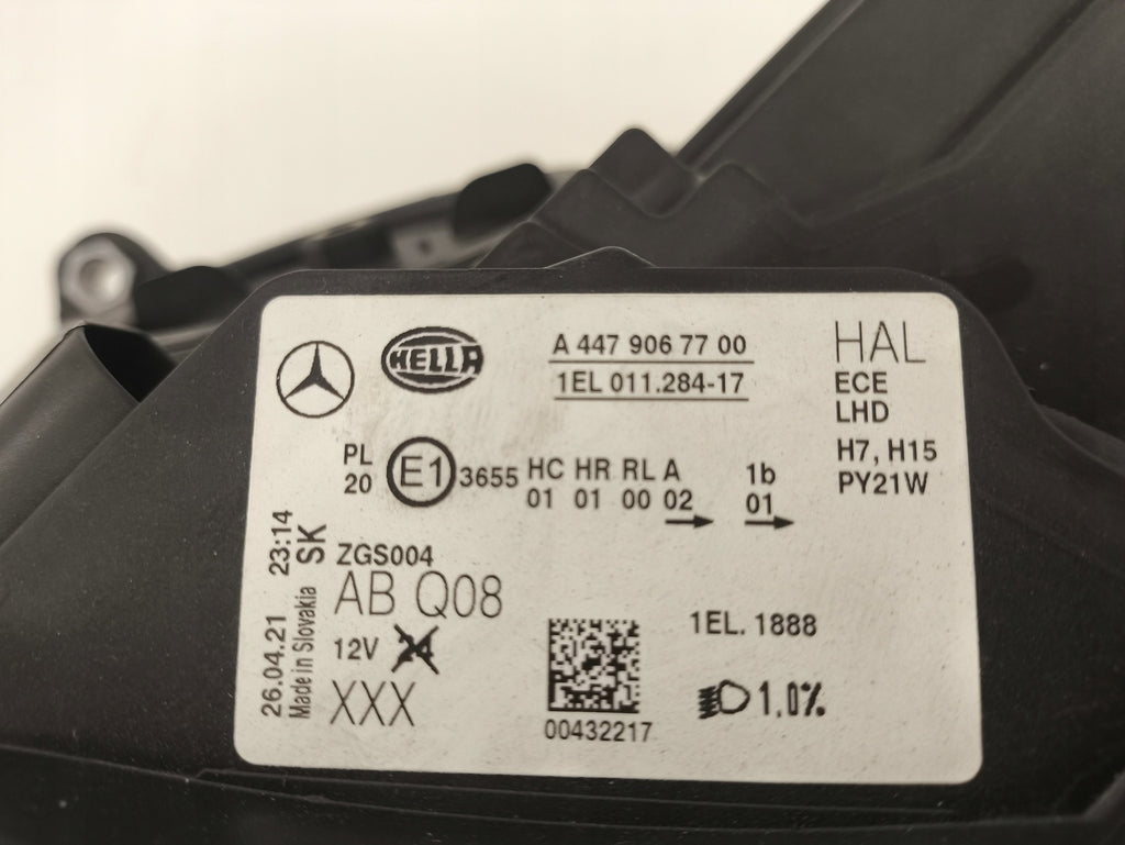 Frontscheinwerfer Mercedes-Benz Vito W447 A4479067700 Links Headlight SCH3428467124ql