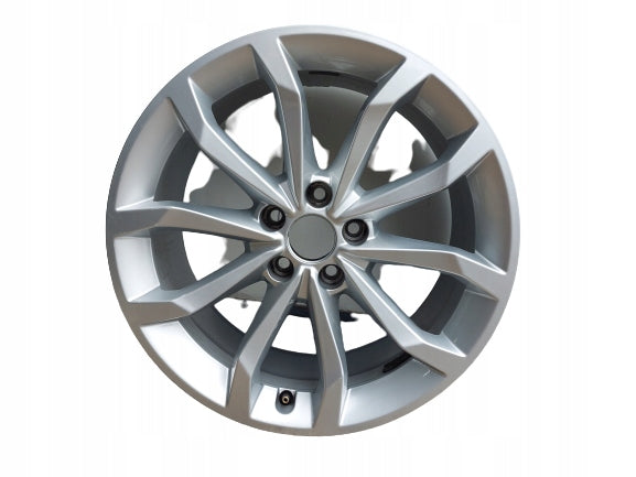 1x Alufelge 18 Zoll 8.0" 5x112 40ET Glanz Silber 8W0601025H Audi A4 Rim Wheel