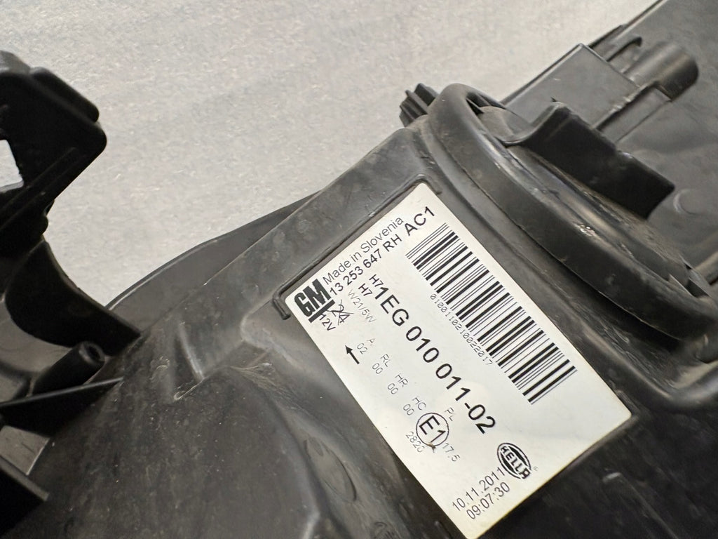 Frontscheinwerfer Opel Astra J 1EG01001102 Rechts Scheinwerfer Headlight SCH2650845908ow