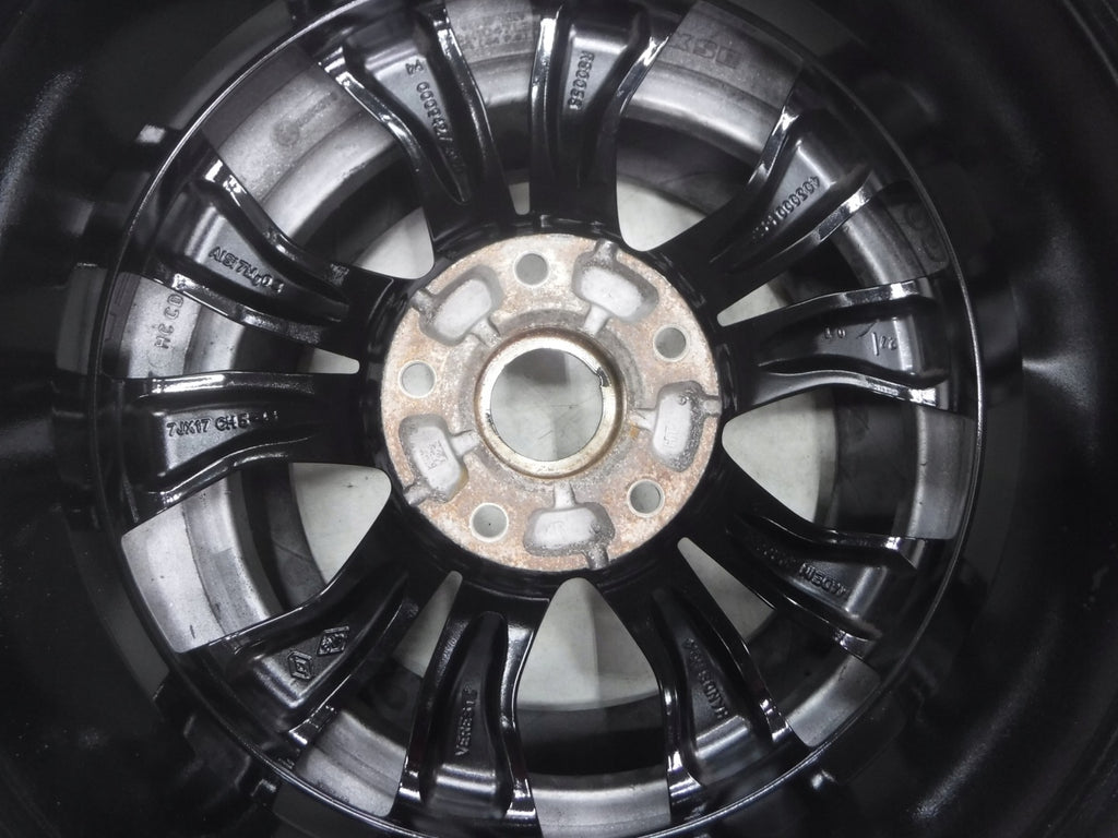 1x Alufelge 17 Zoll 7.0" 5x114.3 43ET Glanz Schwarz 403000483R Renault Rim Wheel FEL8606294044os
