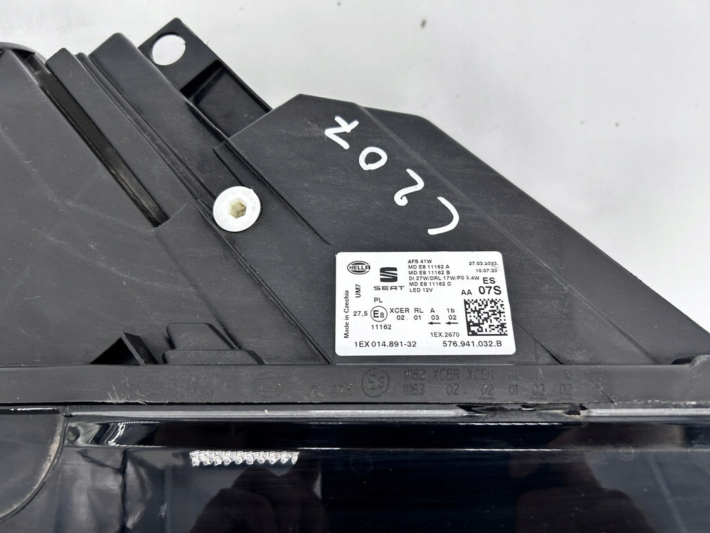 Frontscheinwerfer Seat Ateca 576941032B LED Rechts Scheinwerfer Headlight