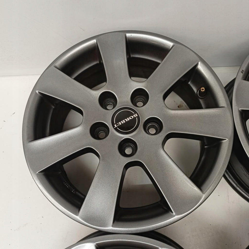 4x Alufelge 15 Zoll 6.5" 5x112 47ET Glanz Grau CA65535K1 Audi I Rim Wheel FEL8768035122qc
