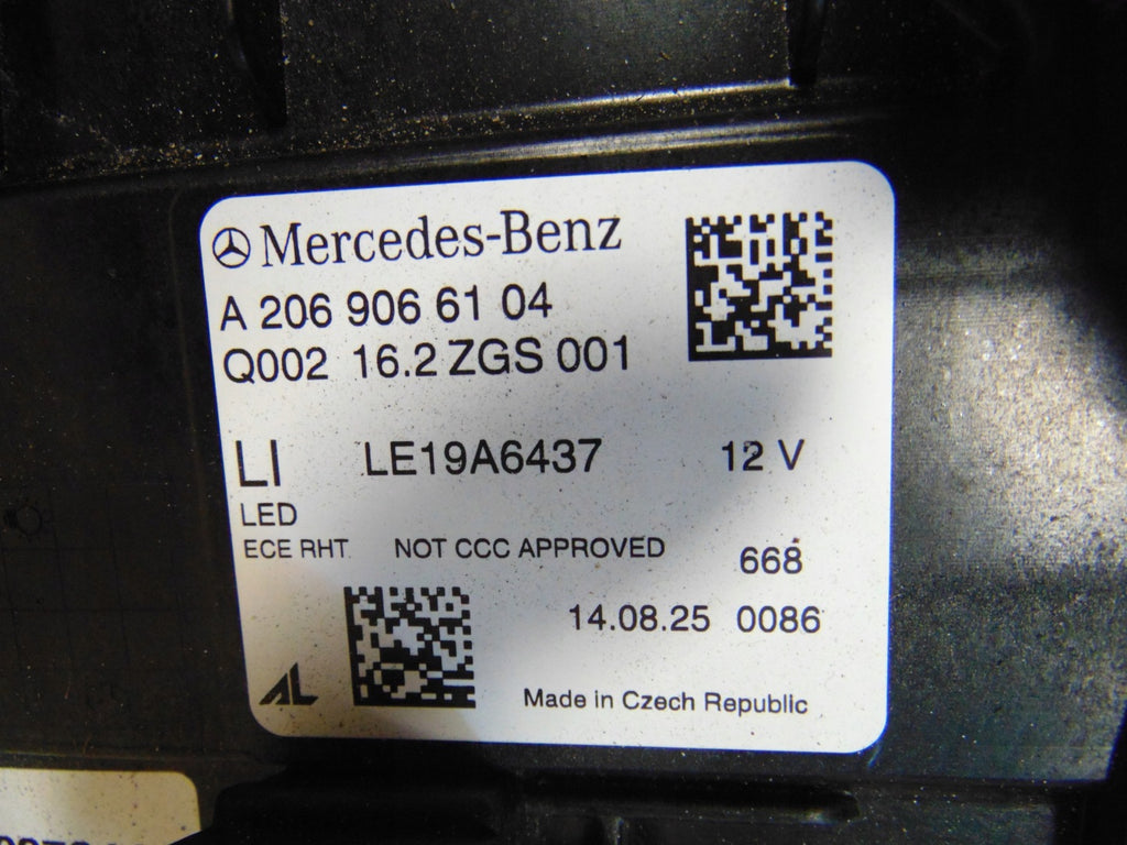 Frontscheinwerfer Mercedes-Benz A2069066104 LED Links Scheinwerfer Headlight SCH7285839403at