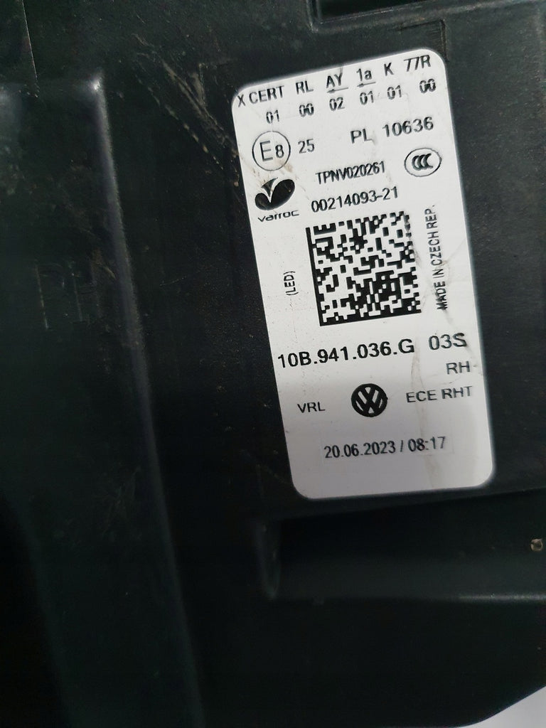 Frontscheinwerfer VW Id.3 10B941036G LED Rechts Scheinwerfer Headlight SCH1371617452al