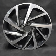 Load image into Gallery viewer, 1x Alufelge 16 Zoll 6.5&quot; 5x112 46ET Glanz Graphit 5G0601025 Mg Golf Vii