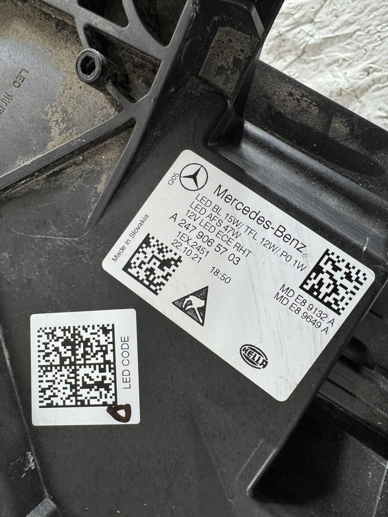 Frontscheinwerfer Mercedes-Benz W247 A2479065703 Full LED Links Headlight SCH9276337815db