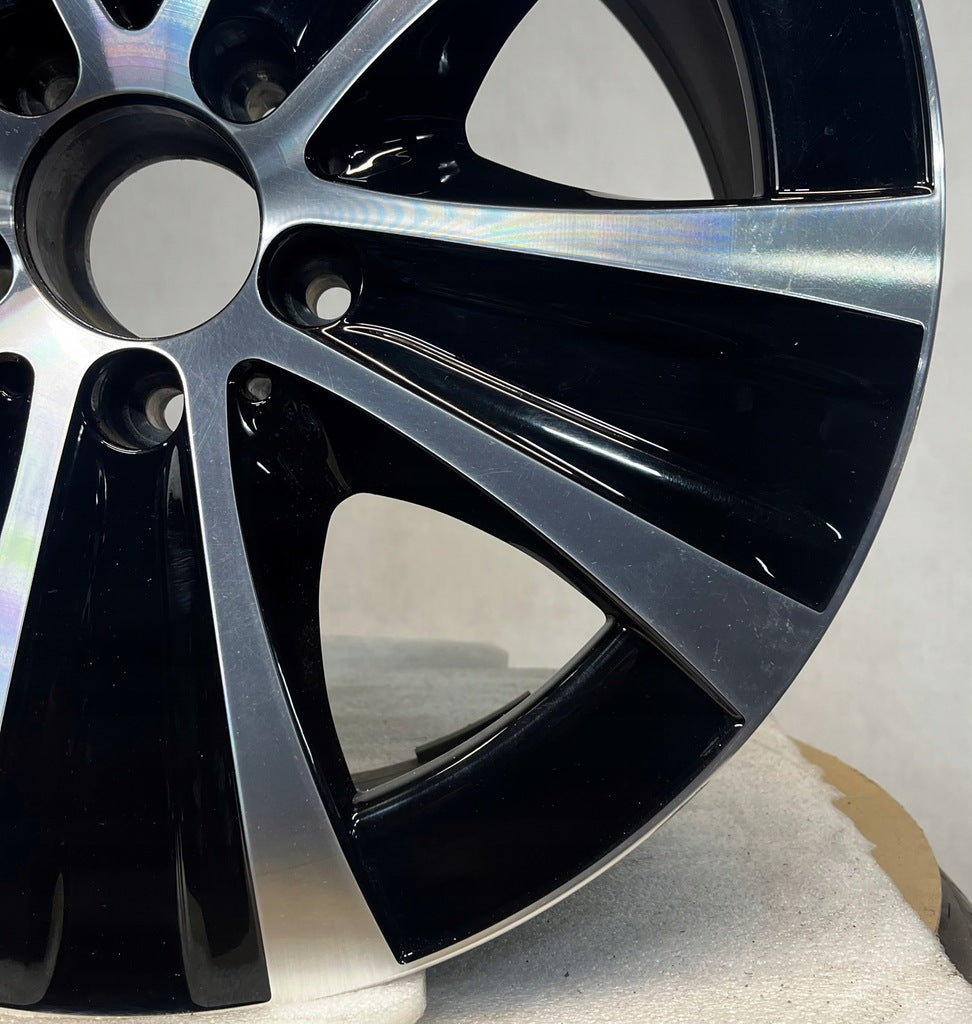 1x Alufelge 18 Zoll 8.0" 5x112 43ET Glanz Schwarz A2134013700 Mercedes-Benz W213 FEL8123030177oz