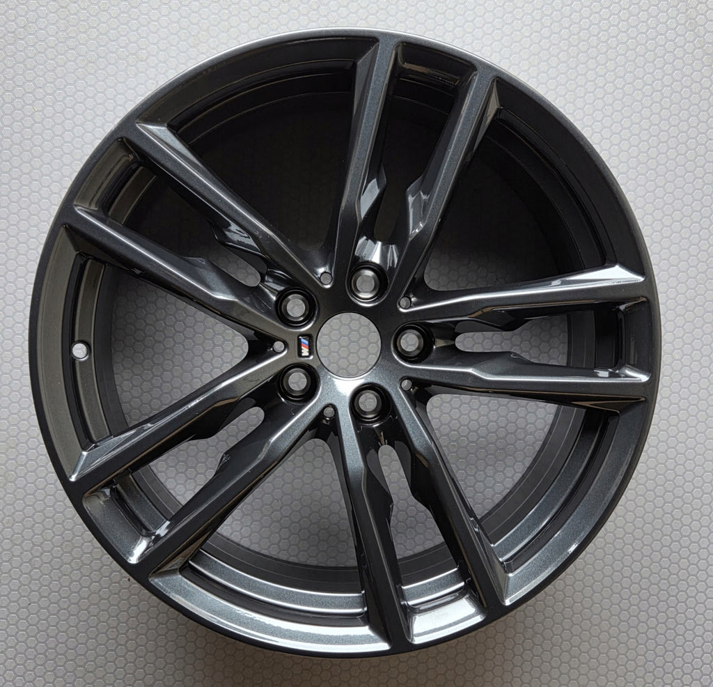 1x Alufelge 19 Zoll 7.5" 5x112 32ET Graphit 8093921 BMW X3 G01 G02 Rim Wheel FEL3418054368sn