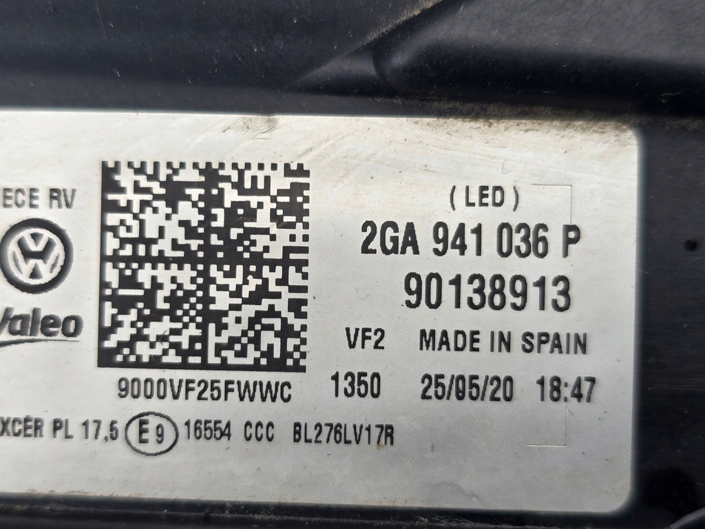 Frontscheinwerfer VW T-Roc Full LED Rechts Scheinwerfer Headlight