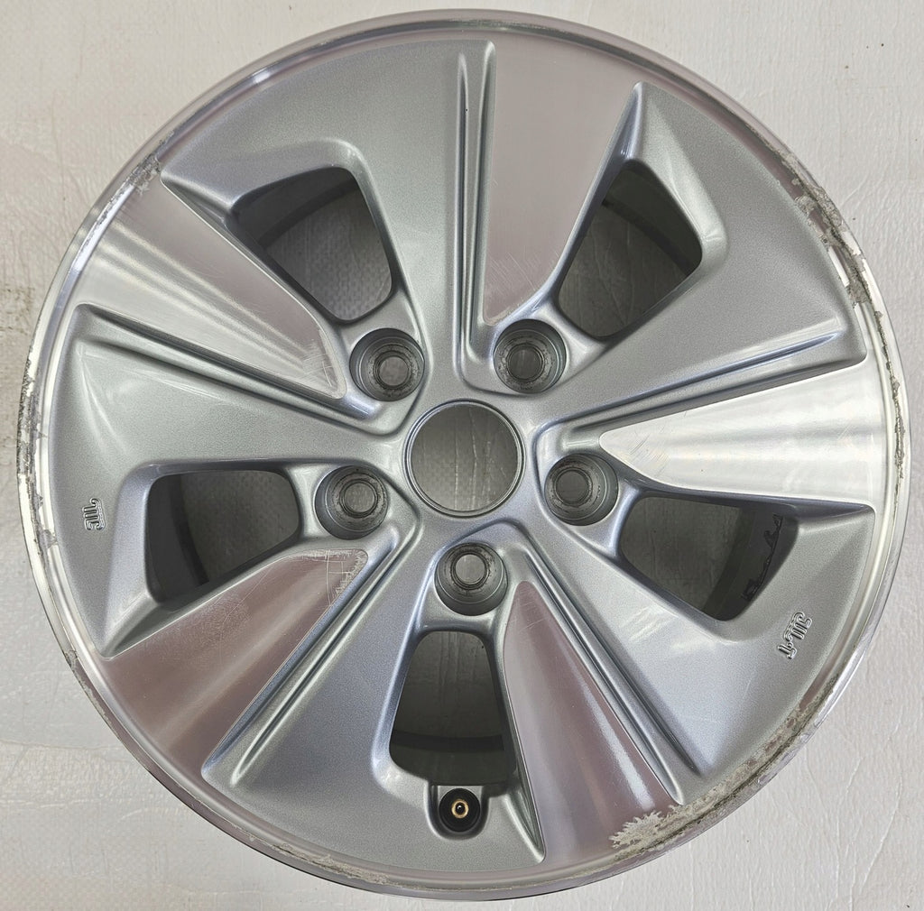 1x Alufelge 15 Zoll 6.0" 5x114.3 45ET Schwarz Nissan Leaf Ze0 Ze1 Pulsar