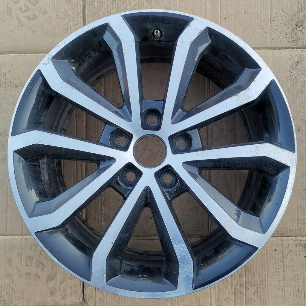 1x Alufelge 17 Zoll 7.0" 5x112 49ET Glanz Schwarz 5E0601025BQ Skoda Octavia Iii FEL4424762546vu
