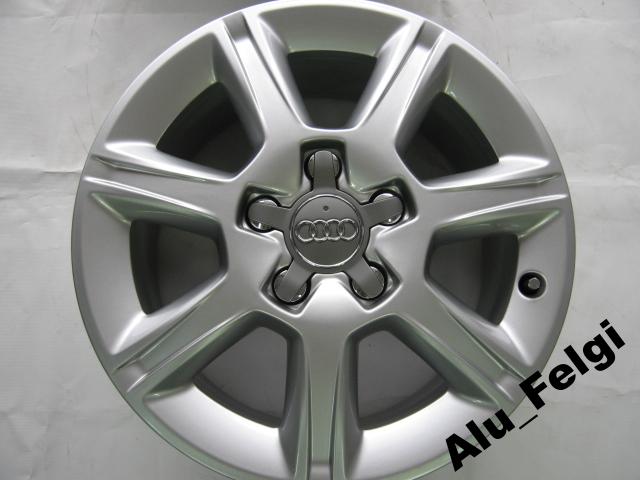 1x Alufelge 16 Zoll 6.5" 5x112 50ET Glanz Graphit 8P0601025AP Audi A3 Rim Wheel