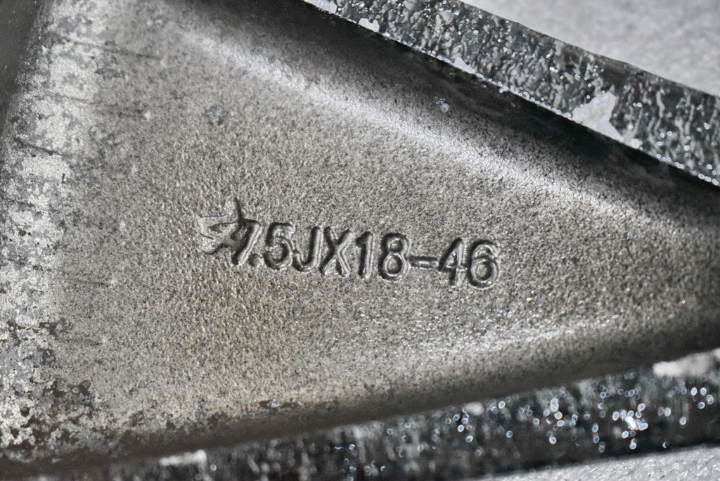 1x Alufelge 18 Zoll 7.5" 5x114.3 46ET Glanz Silber 52910-2T550 Kia Optima