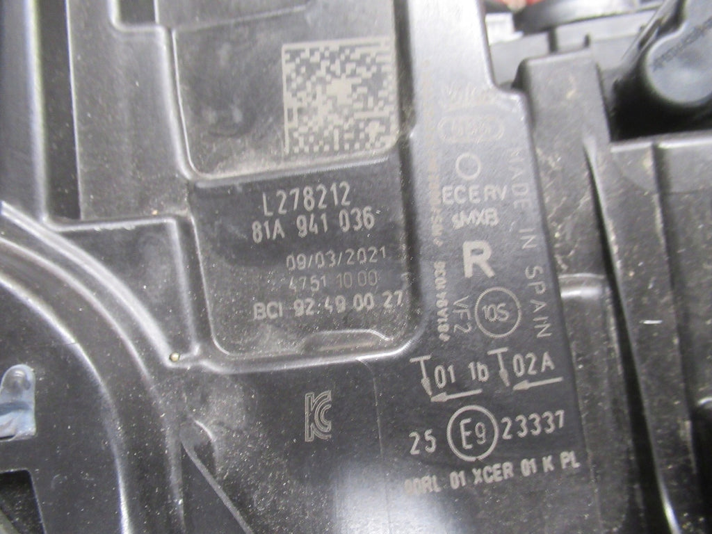 Frontscheinwerfer Audi Q2 81A941036 LED Rechts Scheinwerfer Headlight SCH5958243686mu