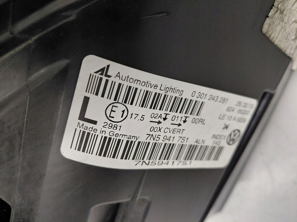 Frontscheinwerfer Seat Alhambra 7N5941751 Xenon Links Scheinwerfer Headlight SCH2254616433bd