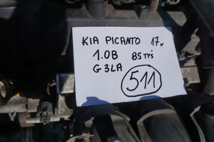 Motor Kia Picanto G3LA 1.0 136TKm 2017 Benzin Engine Unkomplett MOT3272976276bp