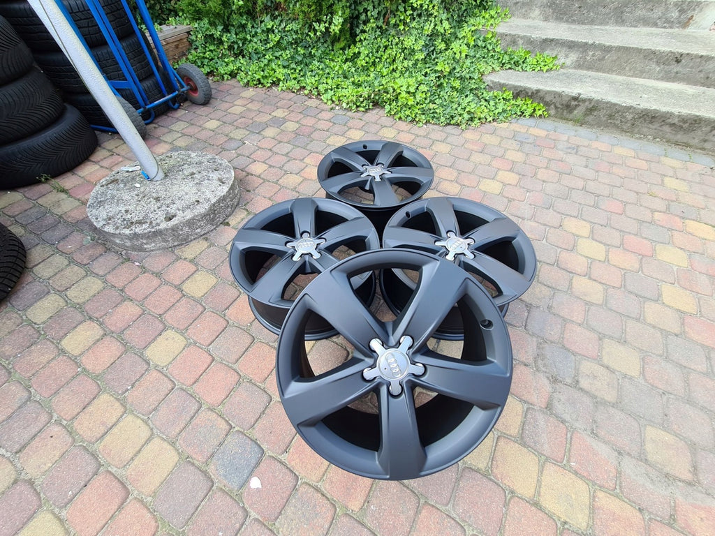 4x Alufelge 18 Zoll 7.5" 5x112 37ET Glanz Silber 4G0601025M Audi A6 I Rim Wheel FEL4147327020tp