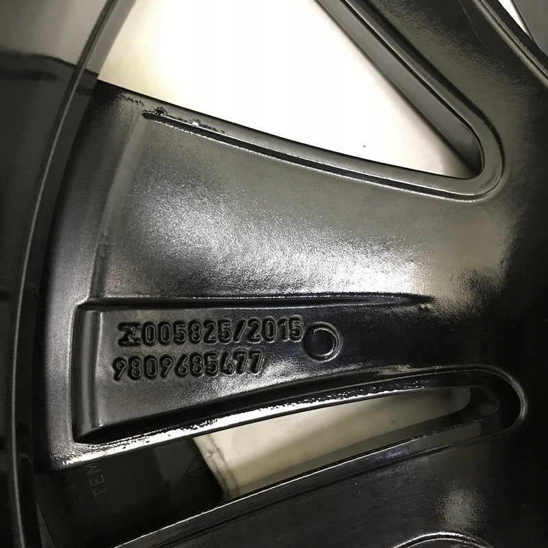 1x Alufelge 19 Zoll 7.0" 5x108 38ET 9809685477 Peugeot Rim Wheel