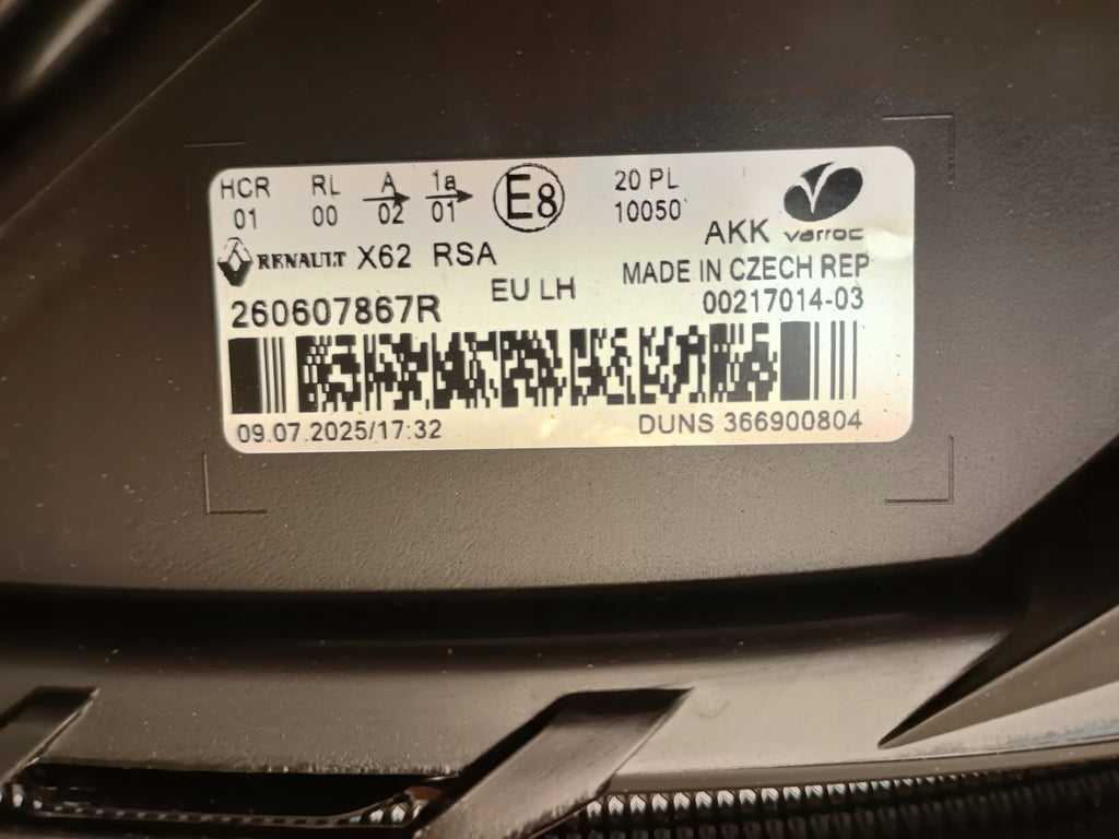 Frontscheinwerfer Renault Master III 260607867R Full LED Links Headlight SCH3766091584ly