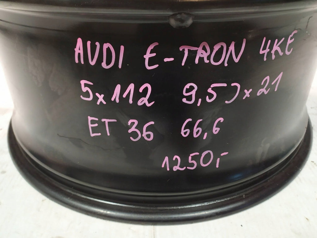 1x Alufelge 21 Zoll 9.5" 5x112 36ET Glanz Graphit 4KE601025 Audi E-Tron Mg FEL2765084567fy