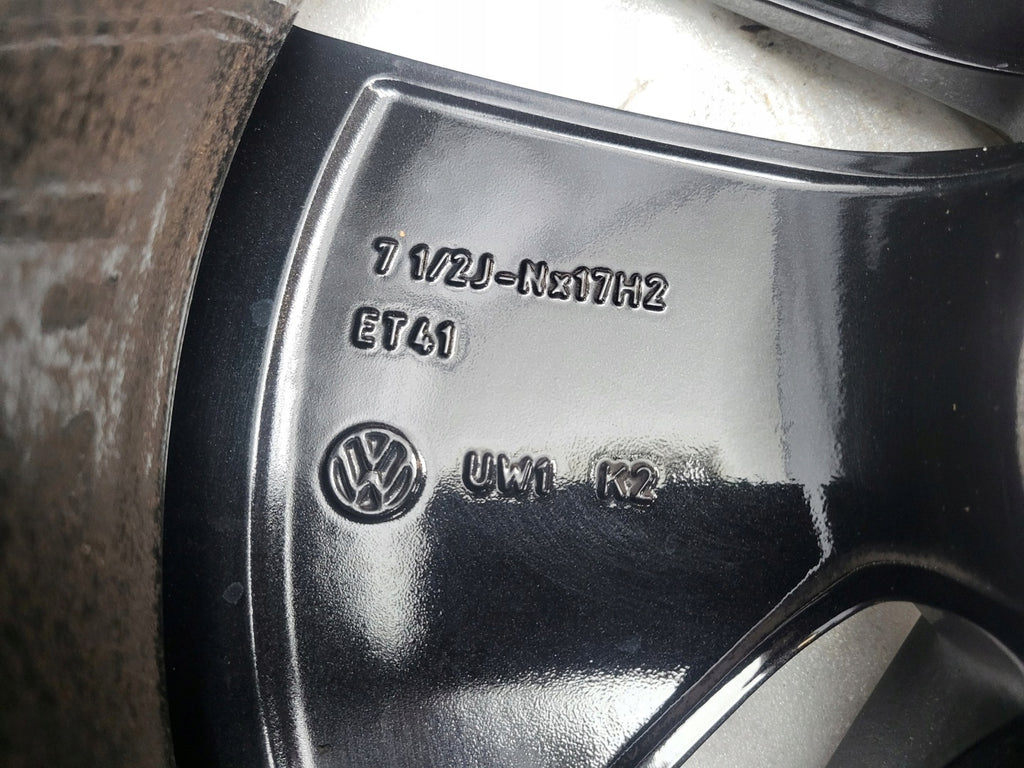 1x Alufelge 17 Zoll 7.5" 5x112 41ET Glanz Silber 3J0601025B Mg Passat Rim Wheel FEL6645356467pz
