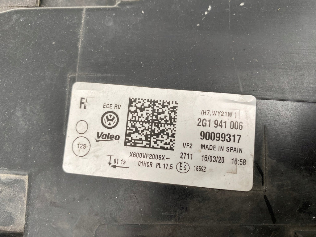 Frontscheinwerfer VW Polo 2G1941006 Rechts Scheinwerfer Headlight