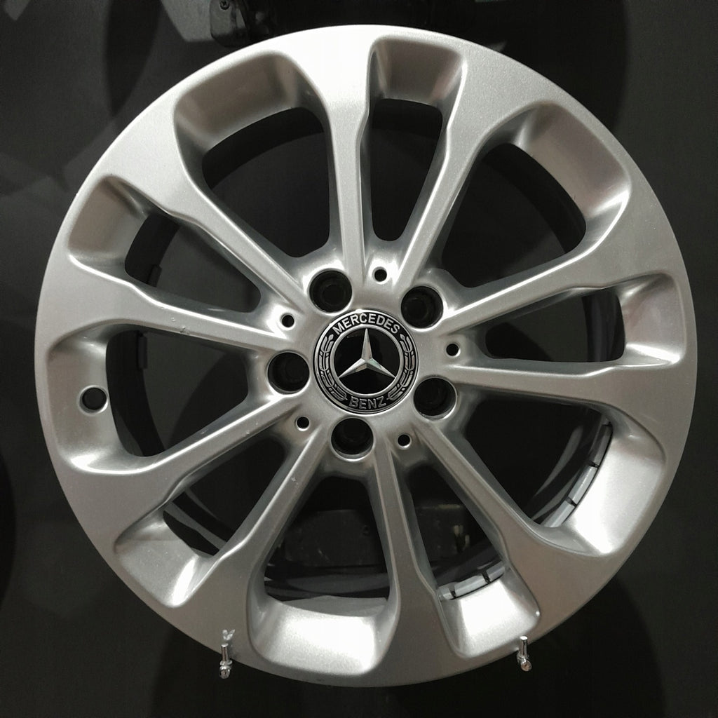 4x Alufelge 17 Zoll 6.5" 5x112 38ET Glanz Silber A1564011700 Mercedes-Benz X156 FEL4541896400fh