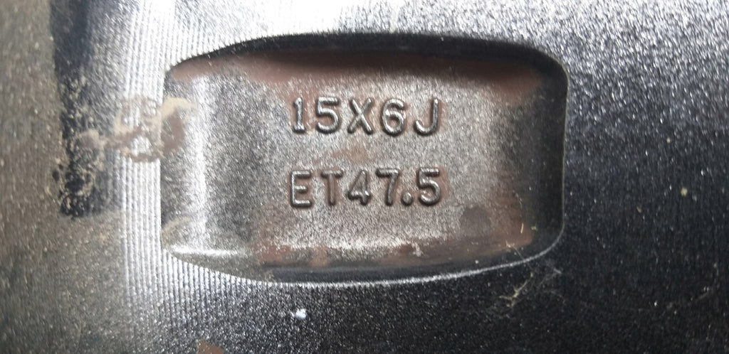 1x Alufelge 15 Zoll 6.0" 5x112 47 5ET Glanz J7BC-1007-DB Ford Rim Wheel FEL7568176778qd