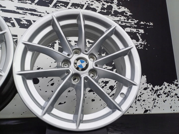 4x Alufelge 16 Zoll 6.5" 5x112 22ET Silber Audi C6 A4 B6 B7 4 Rim Wheel FEL6048760686km
